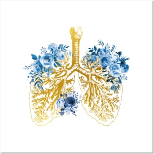 Anatomical Lungs Posters and Art